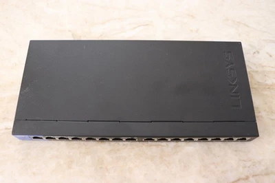 LINKSYS LGS116P 16 Port Network GIGABIT PoE+ Switch - Image 1 of 4