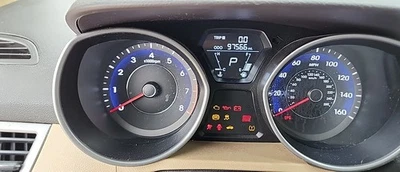 2012 Elantra OE medidor de velocidade cluster 97K milhas Hyundai - Imagem 1 de 4