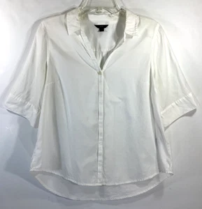 J.CREW Gr. S Kurzarm Hemd mit Knopfleiste in weiß Style H8319 - Bild 1 von 14