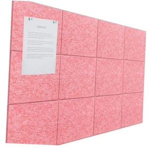 Large Cork Board Alternative - 12 Pack Felt Wall Tiles Office Decor Cork Board - Picture 1 of 8
