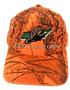 Cappello Tennessee Turchia arancione mimetico camionisti berretto snapback ricamato made in USA - Foto 1 di 8