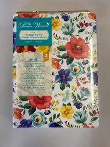 Nuevo bolígrafo y cuaderno planificador Pioneer Woman sin fecha Delaney floral - Imagen 1 de 4