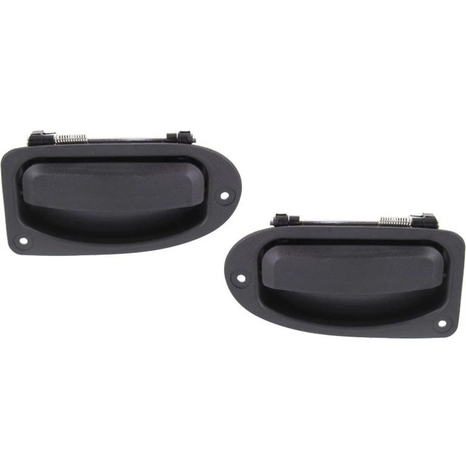 Rear Interior Door Handle Set For 1993-2011 Ford Ranger Textured Black USA Built Foto 1 de 4