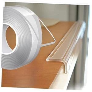 Clear Edge Protector(3cmx3m) Self-Adhesive Table 1.18in Width x9.84ft Length - Picture 1 of 7
