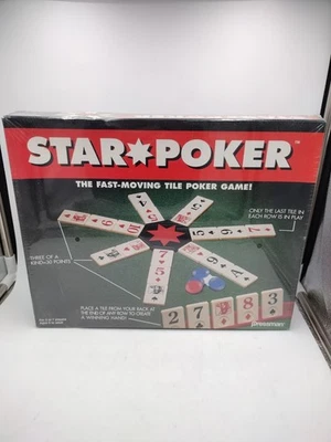 Star Poker Game - The Fast Moving Tile Poker Game Pressman. All Pieces Included - Image 1 of 4