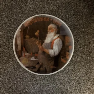 Norman Rockwell Weihnachtsteller 1984 - Bild 1 von 2