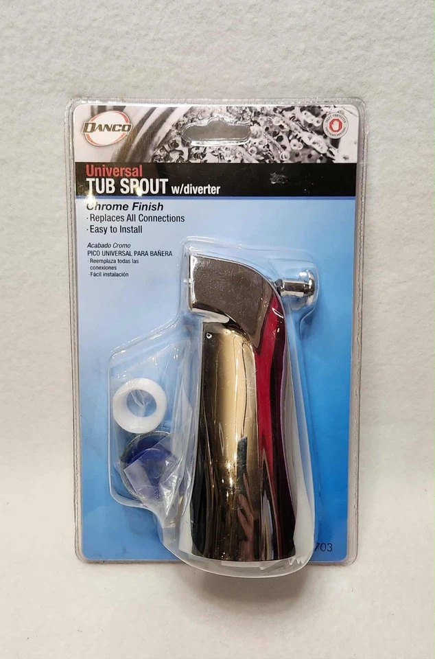 Chrome Universal Bathtub Spout With Diverter by Danco 88703x