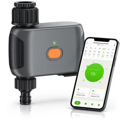 Brandson EL Bewässerungscomputer Wlan WIFI Programmierbar per APP IP55 - Bild 1 von 4