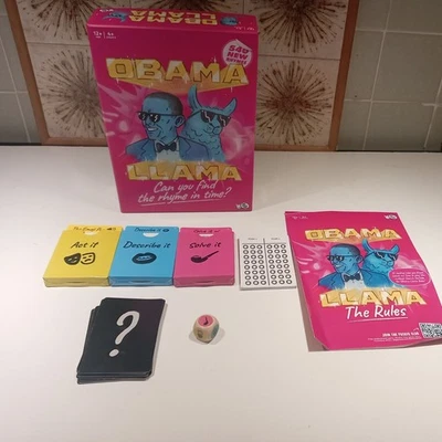 Obama Llama 2021 Edition - Family Party Card Rhymes Rhyming Game Boxed Board - Image 1 of 4