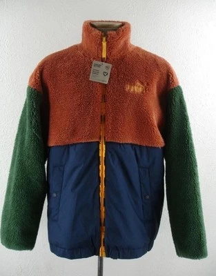 Puma Sherpa Hybrid Outdoor Jacket Warm Chestnut Mens Size Medium NWOT - Image 1 of 4