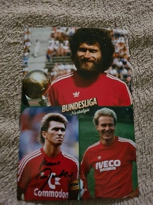 Unikat. Originales Autogramm. Klaus Augenthaler. FC Bayern. Bundesliga. DFB. - Bild 1 von 2