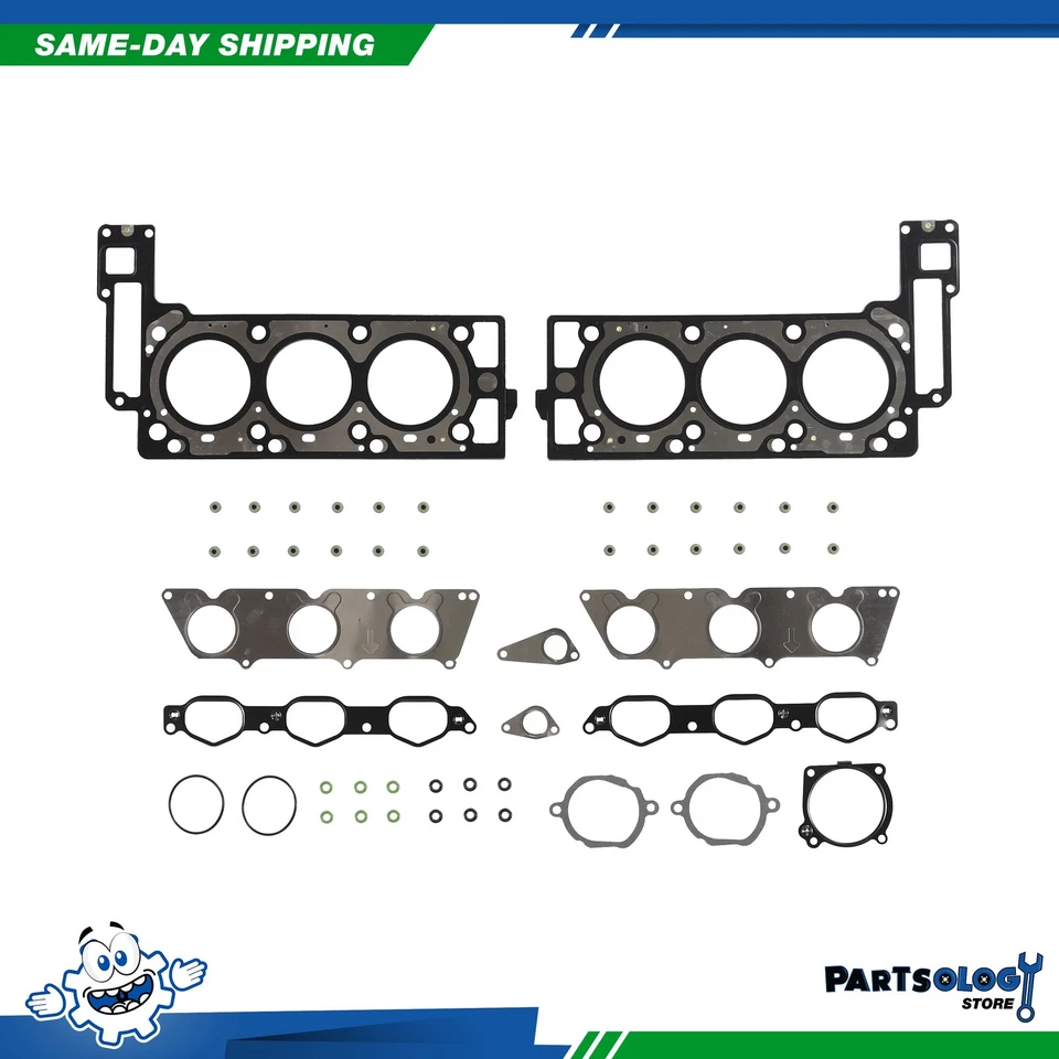 DNJ HGS4427 气缸盖套件 适用于 06-12 梅赛德斯-奔驰 C300 3.0L V6 DOHC — 第 1/3 张图片