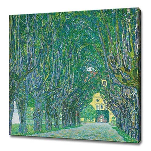 Gustav Klimt Avenue To Schloss Kammer Reproduction Canvas Print Wall Art Picture - Picture 1 of 7