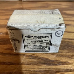 Trampa termodinámica roscada Nicholson NTD600 600 psi 1/2 pulgada - Imagen 1 de 11