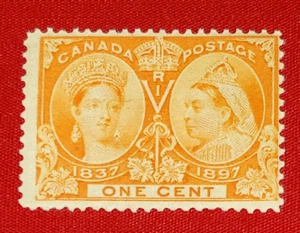 {CANADA-Victoria/ Scott #51/ MNH-F-VF/ CV $75.00/ Genuine!/epictronic/JC} - Picture 1 of 2