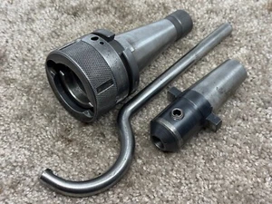 UNIVERSAL ENG. KWIK-SWITCH 200 MASTER HOLDER + END MILL HOLDER - NMTB40 TAPER - Picture 1 of 7