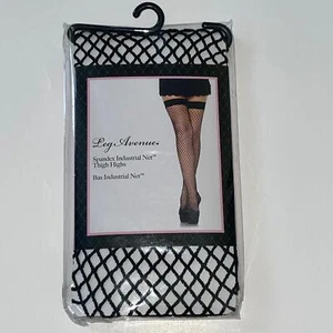SEXY SCHWARZE ELASTHAN INDUSTRIELLE NETZ OVERKNEE STRÜMPFE KOSTÜM STRUMPFWAREN UA9036BK - Bild 1 von 2