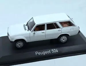 Peugeot 504 Break Dangel 1980, blanco, 1:43 NOREV - Imagen 1 de 3