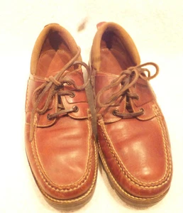 Herren Cole Haan hellbraun Leder handgenäht strapazierfähig Bootsschuh Größe 9 M - Bild 1 von 6
