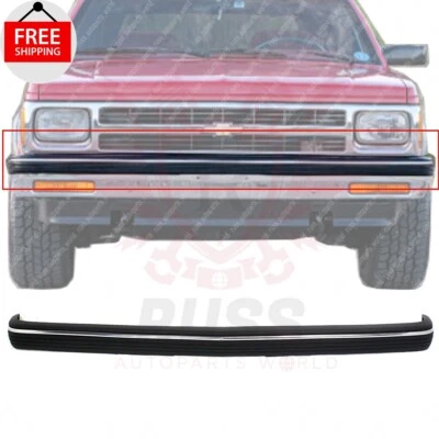 New Front Bumper Standard Replacement Impact Strip Fits 1991-1993 Chevrolet S10 - Image 1 of 4