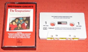 THE TEMPTATIONS - UK CASSETTE TAPE - CHRISTMAS CARD - MOTOWN GREATS - Imagen 1 de 4