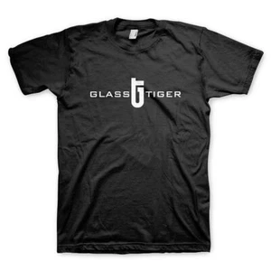 Glass Tiger "Vertical White Logo" T-Shirt - S - 3X - Bild 1 von 2