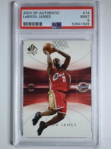 2004 Upper Deck SP Authentic Lebron James #14 - PSA 9 - Picture 1 of 2