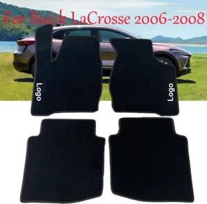 Car Floor Mat Velour For Buick LaCrosse 2006-2025 Waterproof Black Non-slip Mats - Picture 1 of 13