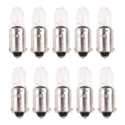 10Pcs H6W 434 BAX9S 12V 6W for Car Headlight Turn Signal Lamp C2R Auto Bulb - Image 1 of 4