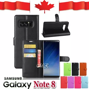 Wallet Leather Card Pocket Flip PU Case Cover For Samsung Galaxy Note 8 - Picture 1 of 4
