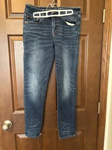 Jeans American Eagle 31X30 Next Level Flex Blu Med. Lavaggio skinny gamba dritta - Foto 1 di 3