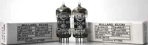 Rare ECC83 12AX7A Mullard Make, Made in Gt.Britain Amplitrex tested 1MP 2Pcs - Picture 1 of 13