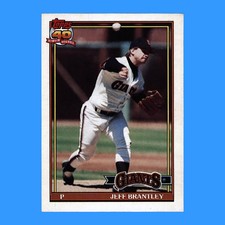 1991 Topps Baseball #17 - Jeff Brantley [Base] San Francisco Giants
