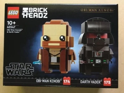 ~ LEGO BrickHeadz 40547 Obi Wan Kenobi & Darth Vader ~ Star Wars ~ - Image 1 of 4