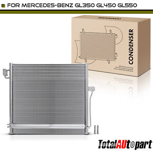 AC Condenser w/ Receiver Drier for Mercedes-Benz GL350 GL450 GL550 GLE350 GLS450