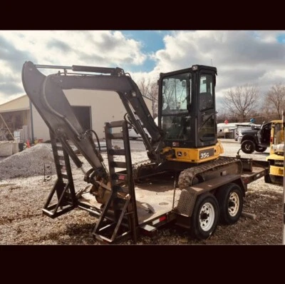 John Deere 35G 2020 mini excavadora tamaño barra larga contador ¡pocas horas!  Foto 1 de 4