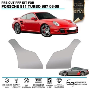 Rear Wheel Stone Guard PPF Paint Protection Film Kit For Porsche 911 Turbo 997 - Picture 1 of 5