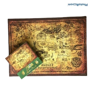 COMPLETE Legend Of Zelda Hyrule Map 550 Piece Puzzle USA-opoly - Picture 1 of 4