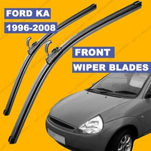 U-Haken Satz Scheibenwischer vorne für Ford KA 1996-2008 mk1 bis YO 58 REG - Bild 1 von 6