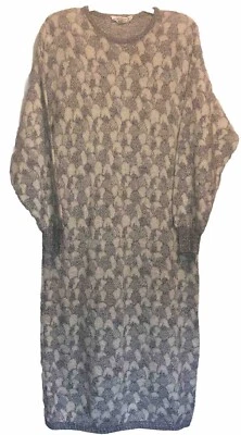 Vestido trapézio vintage B.Altman Fifth Ave suéter mudança mistura de lã Itália tamanho G - Imagem 1 de 4