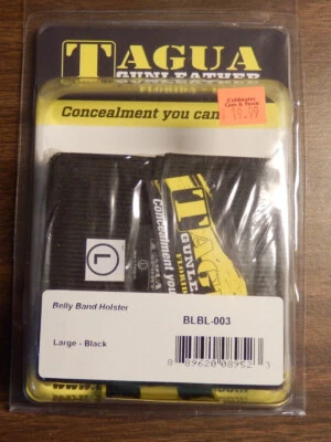 TAGUA Belly Band Holster - LARGE BLACK - Image 1 of 2