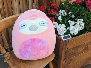 Taryn the Sloth 16" Pink Valentine's Day Squad Squishmallow - Picture 1 of 5