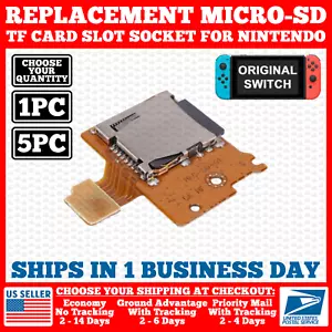 OEM Micro SD TF Card Reader Board Slot HAC-SD-01 HAC-001 For Nintendo Switch - Picture 1 of 9