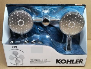 Combo de cabezal de ducha Kohler Awaken 2 en 1 1 1,75 GPM cromo pulido 23218-G-CP - Imagen 1 de 2