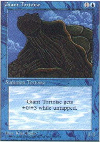 FBB Korean Giant Tortoise ~ Lightly Played 4th Edition Fourth Foreign Black Bord - Image 1 of 1