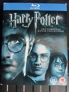 Harry Potter Die komplette 8-Film Sammlung Blu-Ray Discs - Bild 1 von 4