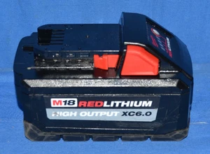 Milwaukee M18 REDLITHIUM HIGH OUTPUT XC6.0 Battery Pack - Picture 1 of 3