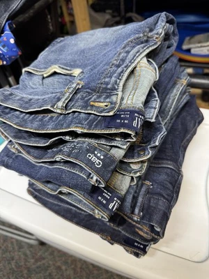 Lot of 5 Pairs of Gap Jeans 36 x 30 Denim Slim Skinny Boot Cut Men's Pants EUC - Image 1 of 4