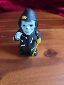 Vintage Wind Up Walkers Sensenmann Halloween Figur Selten Rarität - Bild 1 von 4