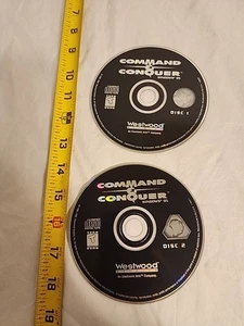 Command & Conquer Windows 95 PC Game Discs Only (1 & 2) - Picture 1 of 2